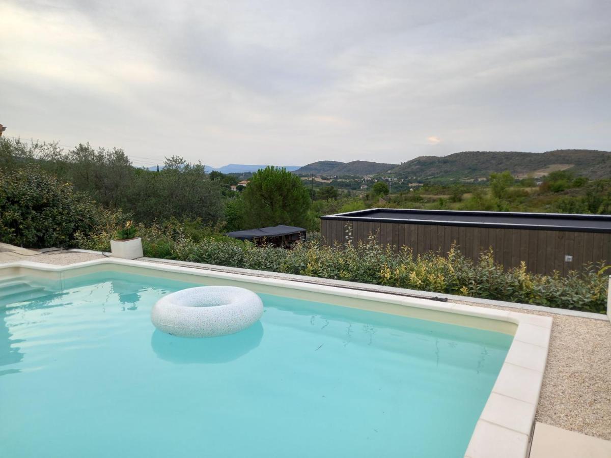 "Plus Belle L'Ardeche" Studio De Jardin Et Piscine Vinezac Buitenkant foto